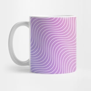 gradient wave pattern Mug